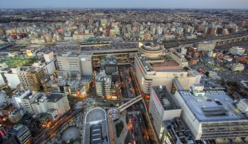 大宮の航空写真