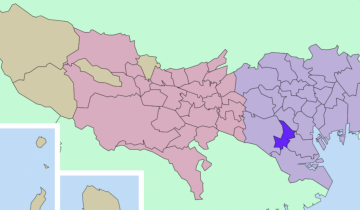 目黒区の地図