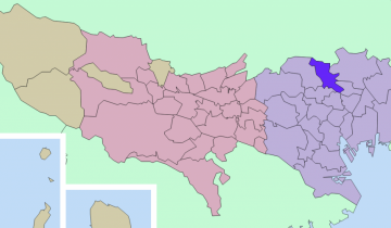 北区の地図