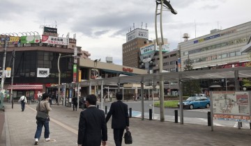 和光市駅前の様子