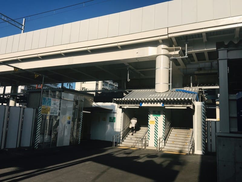 竹ノ塚駅前の様子