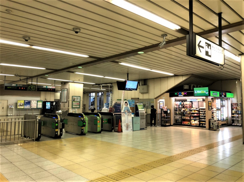 中浦和駅の改札