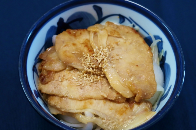 生姜焼き丼の画像