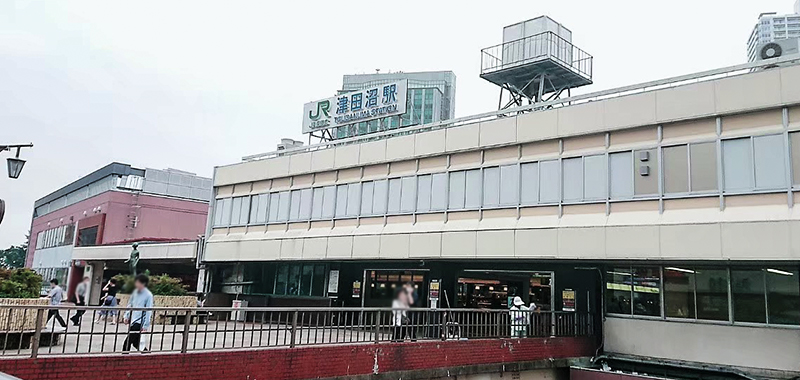 津田沼駅の外観