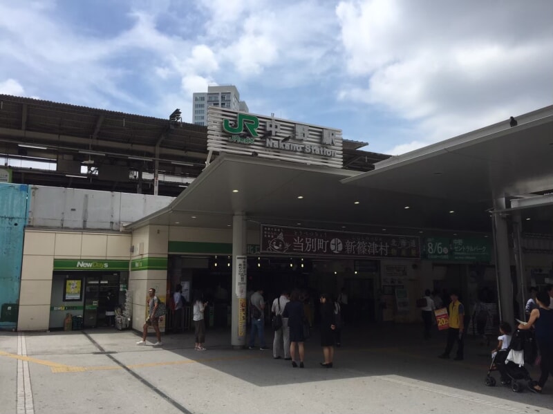 中野駅の北口の様子