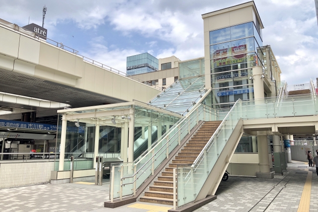 松戸駅西口の景色