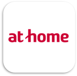 athomeのアプリのロゴ
