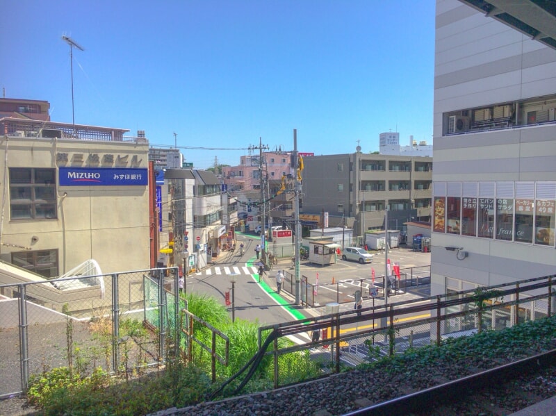 菊名駅からの景色