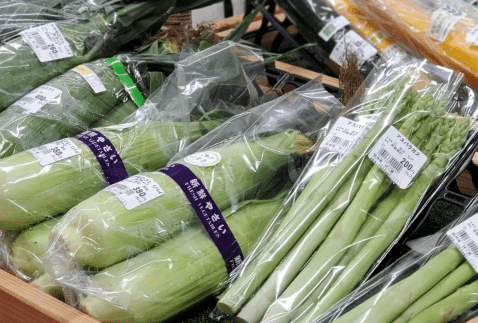 南箕輪村で売られている野菜