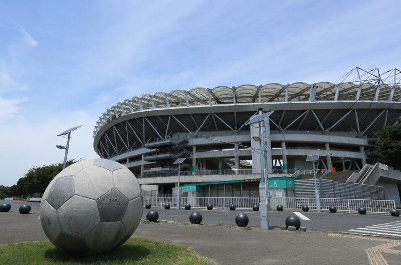 茨城県立カシマサッカースタジアムの外観