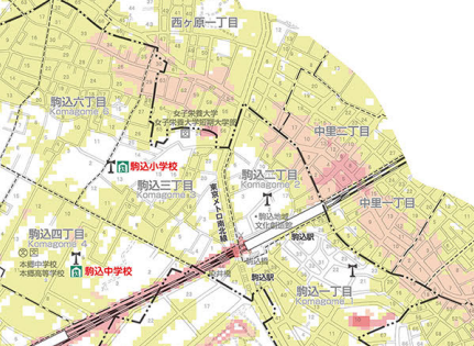 豊島区の浸水ハザードマップ