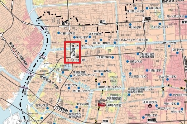 江東区ハザードマップ