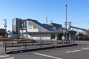 木曽川駅の外観
