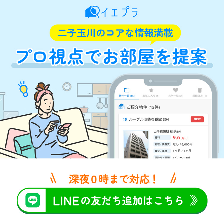 二子玉川駅住みやすさのバナー