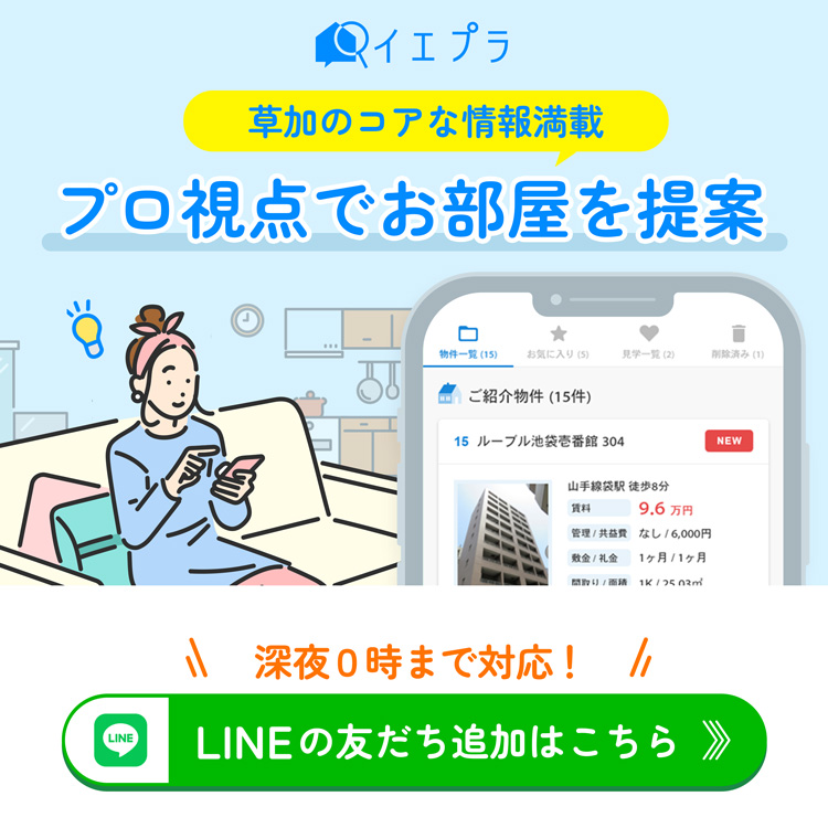 草加駅住みやすさのバナー