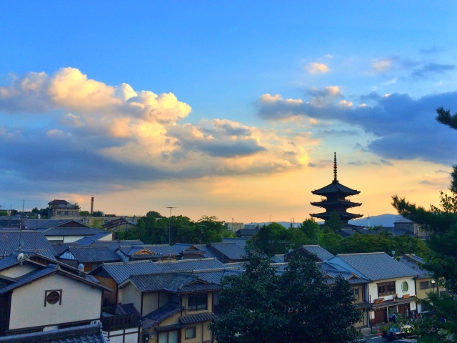 京都東山の風景