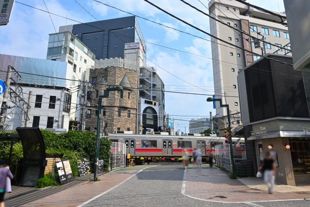 自由が丘駅の街並み