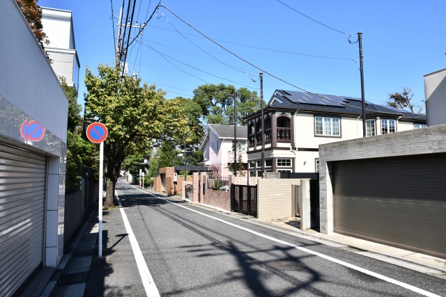 成城学園の街並み