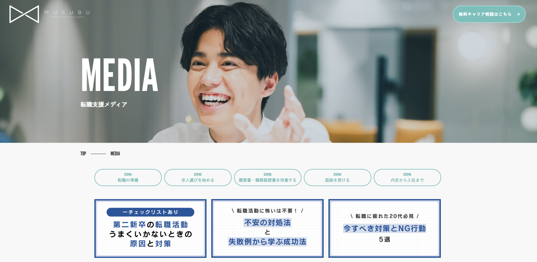 MUSUBUはメディア運営もしている