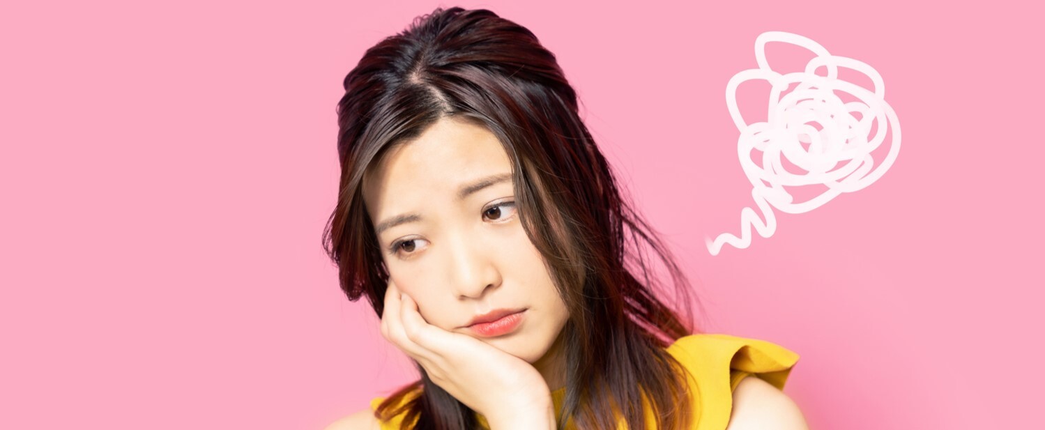 向いてない女性のイメージ