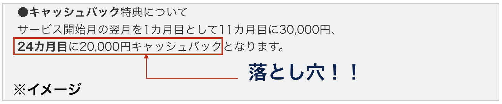 auひかり キャッシュバック条件3