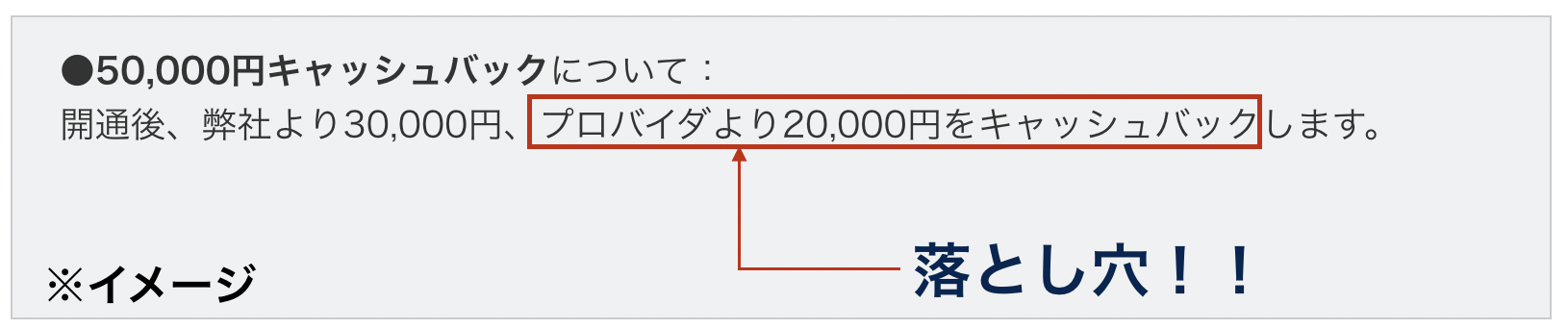 auひかり キャッシュバック条件3