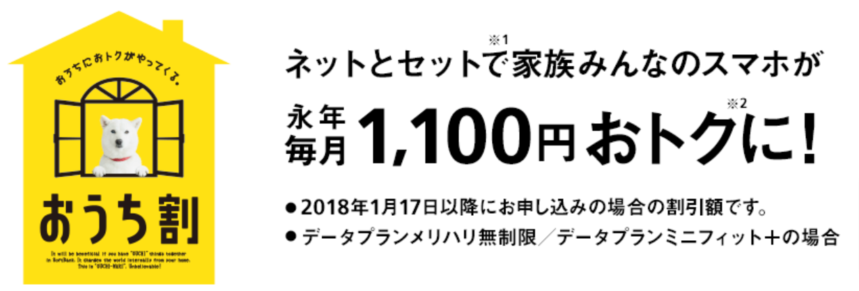 おうち割-ソフトバンク