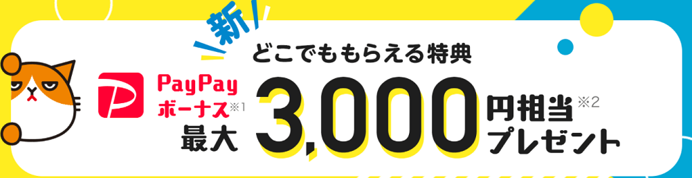 ワイモバイル公式キャッシュバック