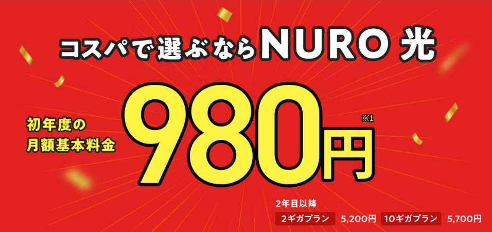 1年間980円