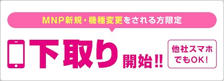 乗り換え・機種変更｜下取りキャンペーン（他社も対応）