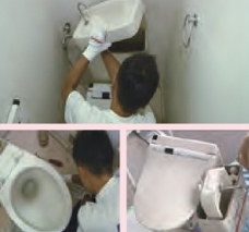 ジョーシンリフォーム トイレの解体・撤去・廃材処理作業