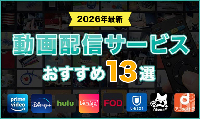 2動画配信サービスおすすめランキング