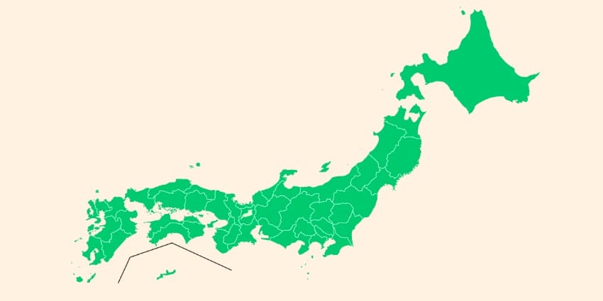 ドコモ光とフレッツ光の対応エリアはどちらも日本全国