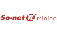 光回線サービス「ソネット光minico(ミニコ)のロゴ画像」