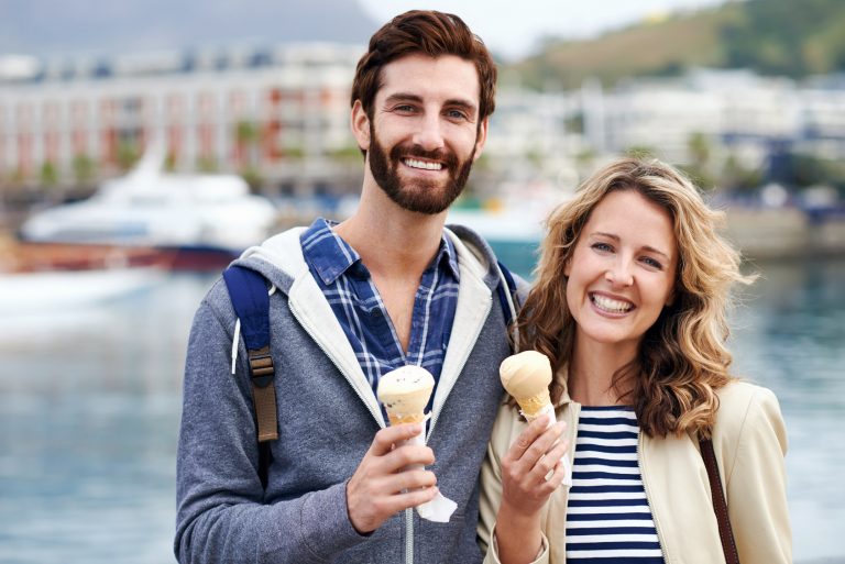 icecream couple fun