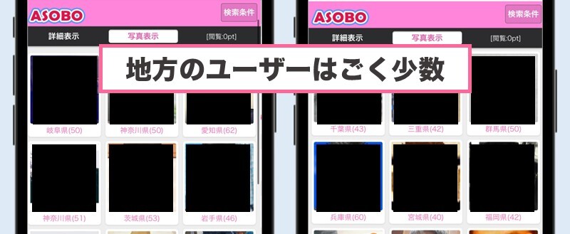 アクティブユーザーが少ない