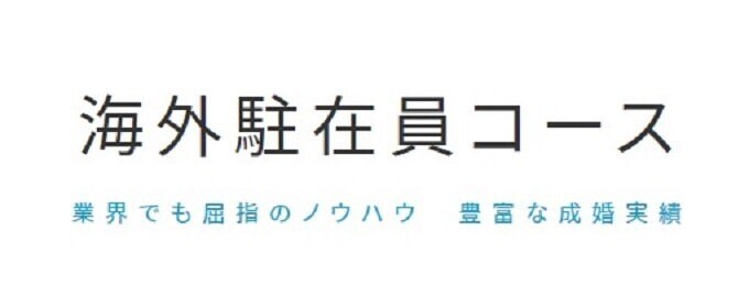 海外駐在員コース