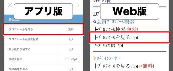 JメールのWeb版とアプリ版の違い