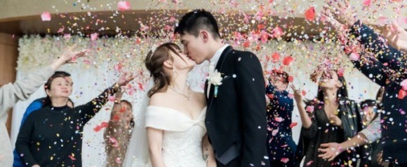 結婚式の写真