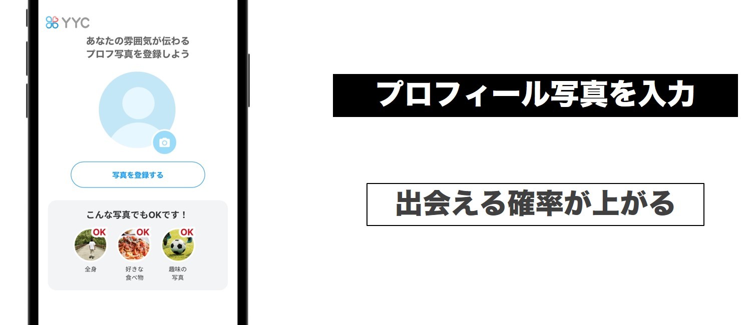 プロフィール写真を登録して終了 
