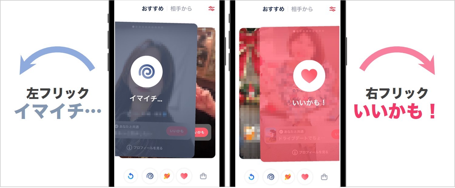 タップルの使い方のイメージ
