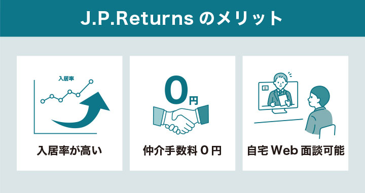 J.P.Returnsのメリット