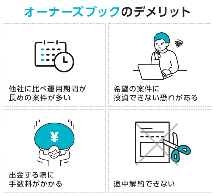 オーナーズブックのデメリット