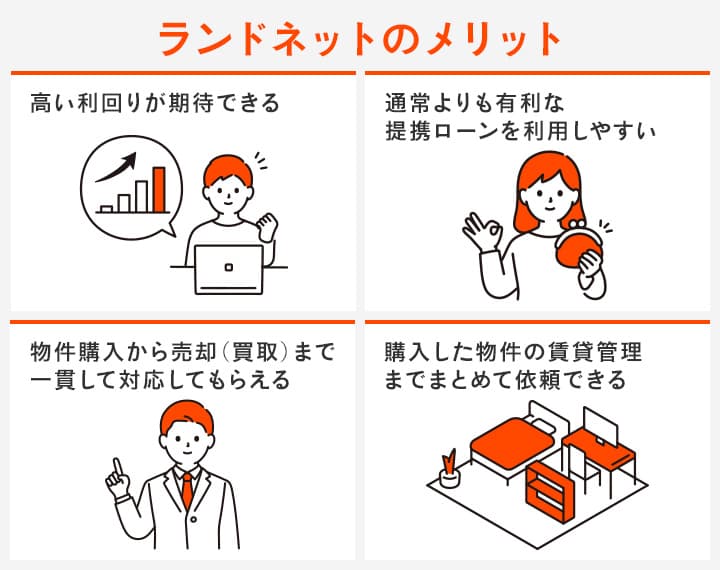 ランドネットを利用するメリット