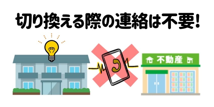 切り換え時